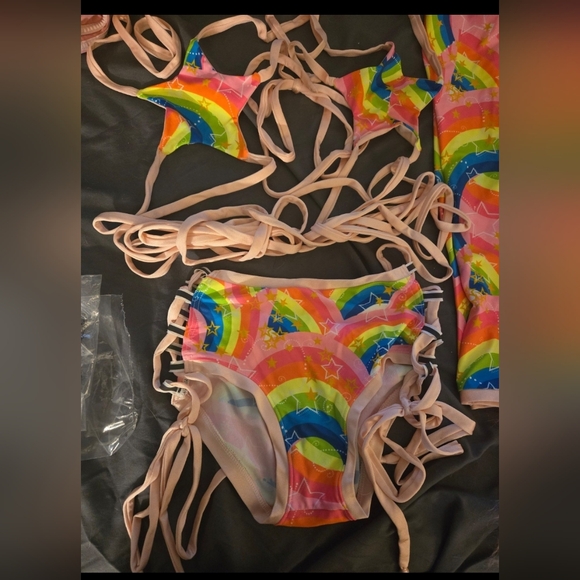 Custom CyberFyber Rave Outfit - Picture 2 of 4